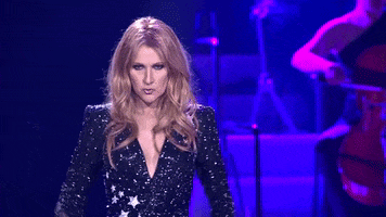 celine dion singing GIF by Productions Deferlantes