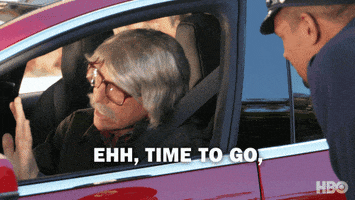 Driving Lets Go GIF by Curb Your Enthusiasm