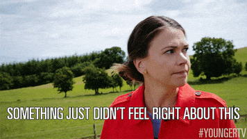 doesnt feel right tv land GIF by YoungerTV