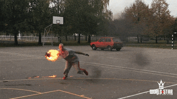 lay up basketball on fire GIF by Worldstar Hip Hop