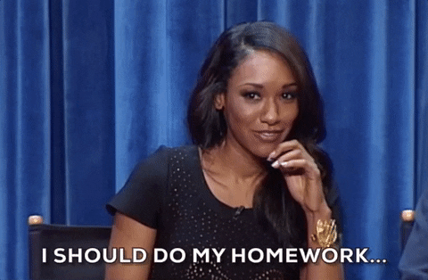 the flash homework GIF by The Paley Center for Media