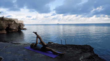amydot fitness yoga pilates stretching GIF