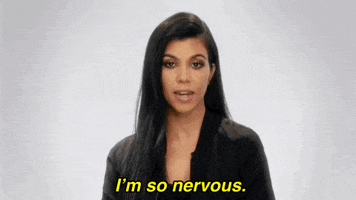 Nervous Keeping Up With The Kardashians GIF