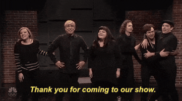 thank you for coming GIF by Saturday Night Live