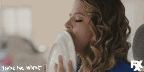 Hungry Lick GIF by You're The Worst  - Find & Share on GIPHY