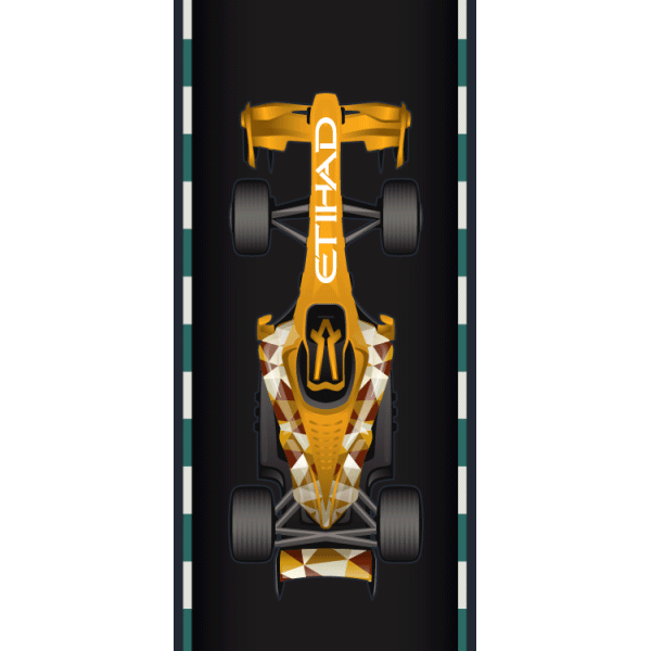 Formula 1 Car Sticker by Etihad Airways for iOS & Android GIPHY