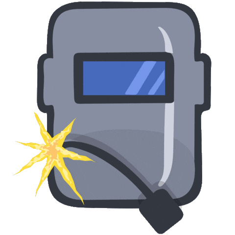 Welder Welding Sticker by Dixie Technical College