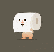 toilet paper lol GIF by xxiyaa