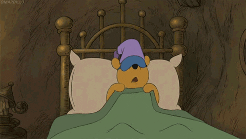sleeping winnie the pooh