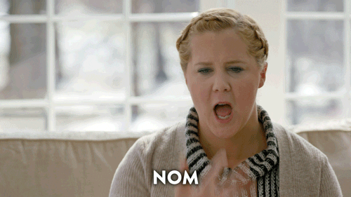 Inside Amy Schumer season 4 eating comedy central amy schumer GIF