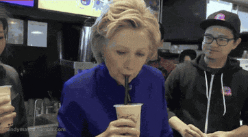 andyw boba hillary clinton hillary bubble tea GIF