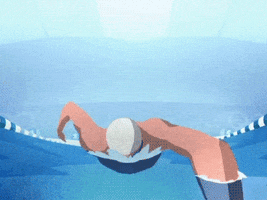 Animation Swimming GIF by Jelly London