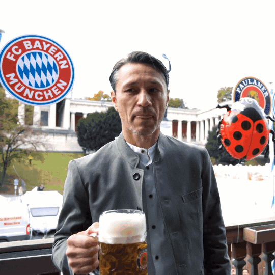 Beer Cheers GIF by FC Bayern Munich