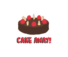 Food Cake Sticker by PaviljoenStruis
