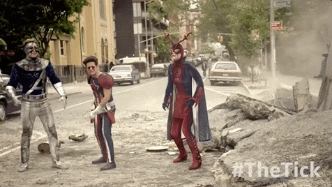 Flag Five GIF by The Tick - Find &amp; Share on GIPHY