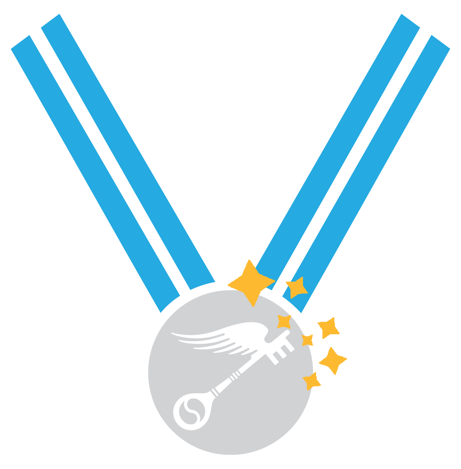 Gold Medal Silvermedal Sticker by Art & Writing Awards for iOS