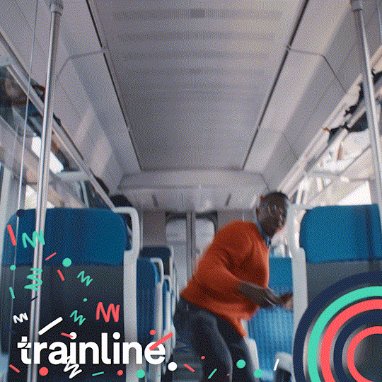 happy party GIF by trainline