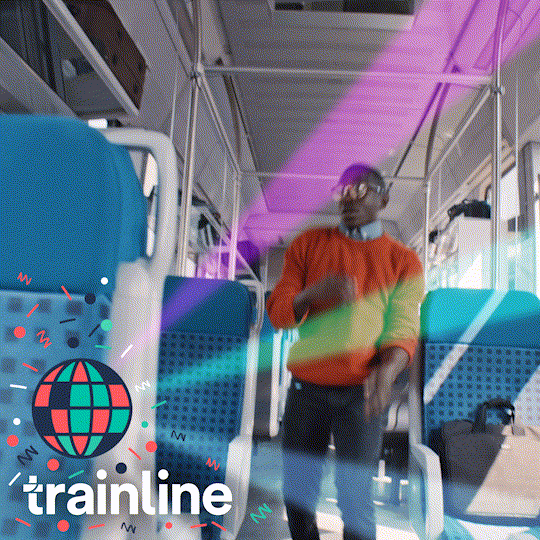 celebration dancing GIF by trainline