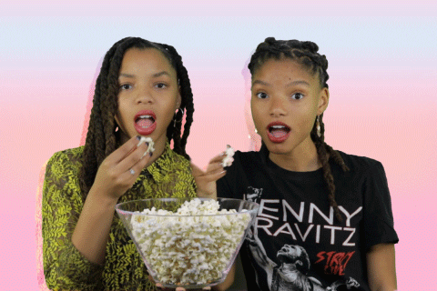 Diversity Popcorn GIF by Chloe x Halle - Find & Share on GIPHY