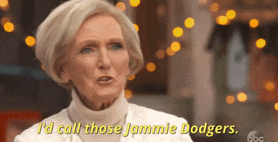 great american baking show id call those jammie dodgers GIF by ABC Network