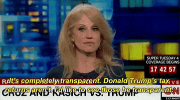kellyanne conway donald trumps tax return GIF by Election 2016