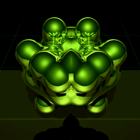 gabrielsanz reaction animation 3d green GIF