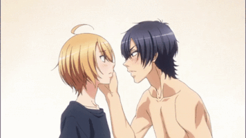 Larisi anime kiss gay yaoi GIF