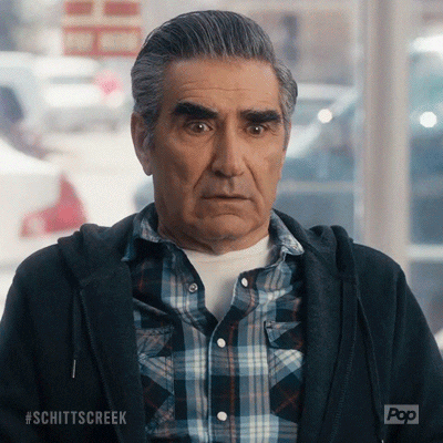 eugene levy omg GIF by Schitt's Creek