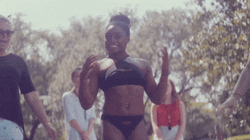 simone biles si swimsuit 2017 GIF by Sports Illustrated Swimsuit