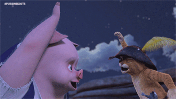 Puss In Boots Thank You GIF by DreamWorks Animation