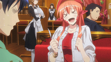 jessebetsill excited monster musume miia top snek GIF