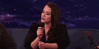 Kat Dennings Eating GIF by Team Coco