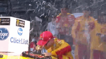 happy joey logano GIF by NASCAR