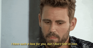 break up GIF by The Bachelor