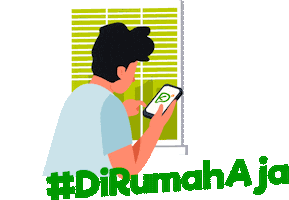 Work Corona Sticker by Kredit Pintar