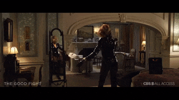 The Good Fight Leather GIF by Vulture.com