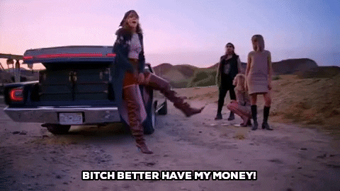 Bitch Better Have My Money Mv GIF by Rihanna - Find & Share on GIPHY