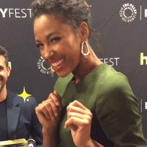 Kylie Bunbury Laughing GIF by The Paley Center for Media