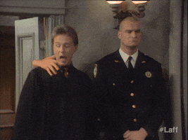 scared night court GIF by Laff