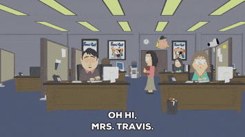 office talking GIF by South Park 