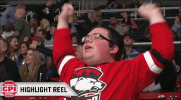 happy dance GIF by Charlotte Checkers