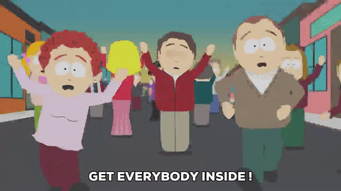 Scared Fear GIF by South Park - Find & Share on GIPHY