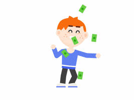Money Rain GIF by Latham Arnott