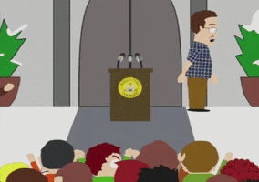 crowd chasing GIF by South Park 