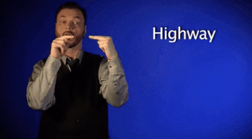 sign language highway GIF by Sign with Robert