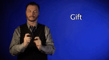 sign language gift by Sign with Robert
