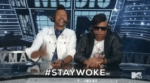 Woke Key And Peele GIF by 2017 MTV Video Music Awards - Find & Share on  GIPHY