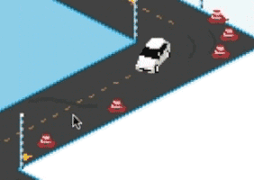 bannergurus game pixel toyota yaris digital campaign GIF