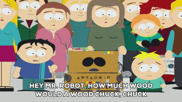 robot crowd GIF by South Park 
