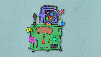 brunchik de datamachine van rens van de schoot GIF